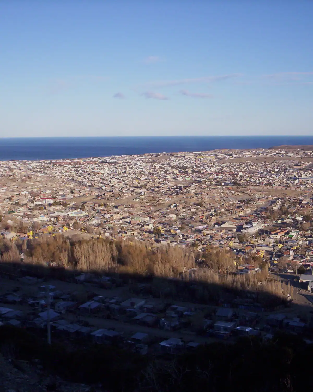 Comodoro Rivadavia y Rada Tilly desde el cerro
